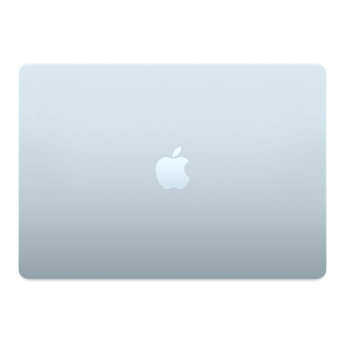 MacBook Air 15″ (M4) 2025 256 ГБ Небесно-голубой — вид сзади
